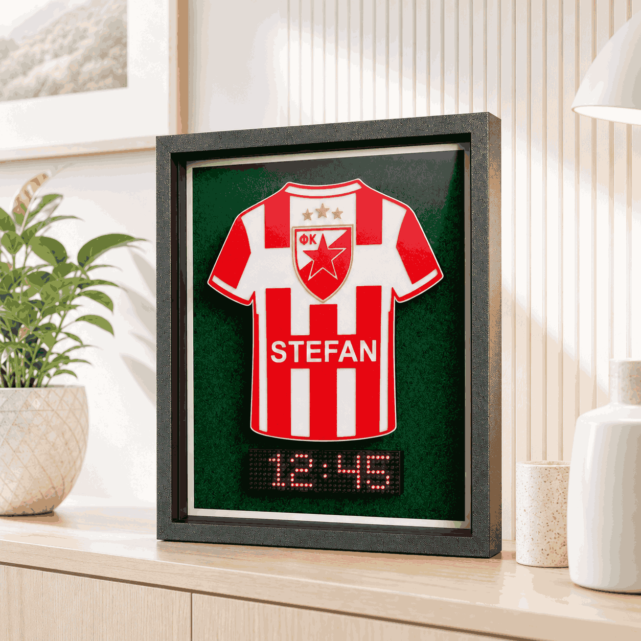 LED Clock Frame CZ